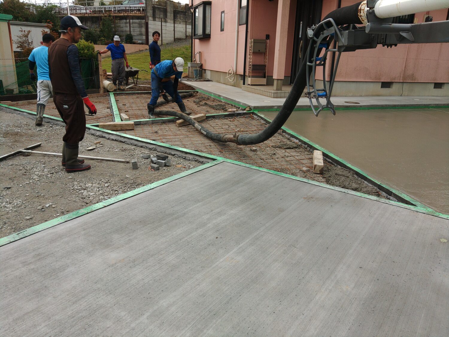 コンクリート打設