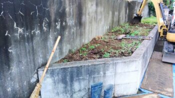 守谷市　駐車スペース増設　2025/05/12着工